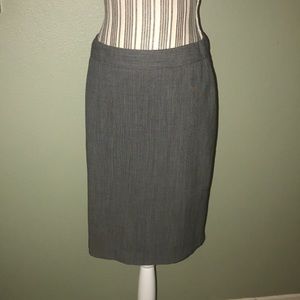 Banana Republic Gray Pencil Skirt